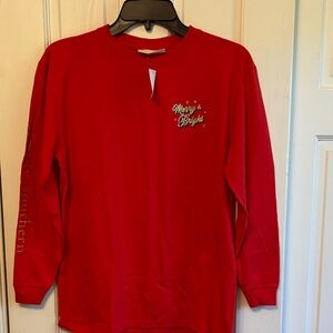 NWT Red Kids Long Sleeve Shirt
